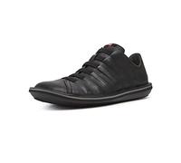 Camper for man. 18751-048 Black Beetle leather shoes (41), Flat, None, Casual