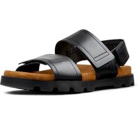 Camper Men's Brutus Sandal K100777 2-Strap, Black 011, 7.5 UK