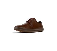 Camper for man. K100836-016 Brown Chassis Leather Sneakers (44), Flat, Laces, Casual