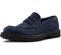 Camper for man. K101001-003 Loafers Norman navy leather loafers (40), Flat, Suede, None, Casual