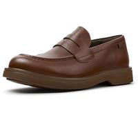 CAMPER Norman Smooth Calfskin Loafers with Saddle Strap - Size: 40 - male