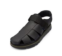 Camper Men's Oruga K100285 Flat Sandal, Black, 8 UK