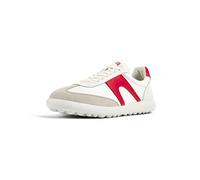 Camper Men's Pelotas XLF K100545 Sneaker, Multicolour-White/Red, 10 UK