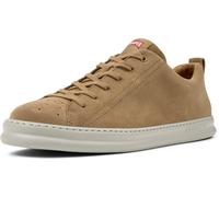 Camper for man. K100226-153 Runner Four brown leather trainers (40), Flat, Suede, Laces, Casual, Sustainable