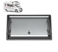 Camper Motorhome Side Window with Integrated Roller Blind and Fly Screen - Vent Window for Caravans and Motorhomes