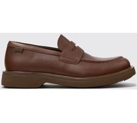 CAMPER Norman Smooth Calfskin Loafers with Saddle Strap - Size: 45 - male