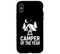 Camper of the Year Funny Camping Design Case for iPhone X/XS