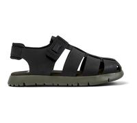 CAMPER Oruga - Sandals for Boys - Black, size 13, Smooth leather/Cotton fabric K800242-028