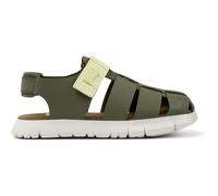 CAMPER Oruga - Sandals for Boys - Green, size 2, Smooth leather/Cotton fabric K800242-030