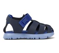 CAMPER Oruga - Sandals for First walkers - Blue, size 7.5, Smooth leather/Cotton fabric K800489-009