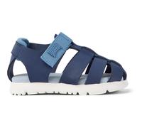 CAMPER Oruga - Sandals for First walkers - Blue, size 8.5, Smooth leather/Cotton fabric K800489-005