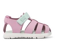 CAMPER Oruga - Sandals for First walkers - Pink, size 4.5, Smooth leather/Cotton fabric K800489-010