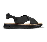 CAMPER Oruga - Sandals for Women - Black, size 4, Smooth leather/Cotton fabric K200157-022