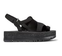 CAMPER Oruga Up - Sandals for Women - Black, size 3, Cotton fabric K201543-001