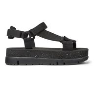 CAMPER Oruga Up - Sandals for Women - Black, size 7, Cotton fabric K200851-004