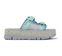 CAMPER Oruga Up - Sandals for Women - Grey,Blue, size 5, Cotton fabric K201650-003
