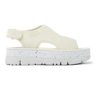 CAMPER Oruga Up - Sandals for Women - White, size 6, Cotton fabric K201544-007