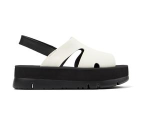 CAMPER Oruga Up - Sandals for Women - White, size 8, Smooth leather K200848-013