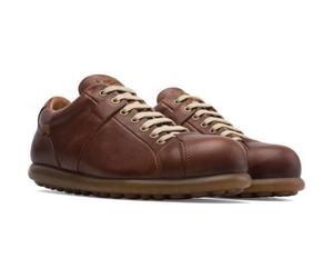 Camper Pelotas Ariel 17408 Mens Lace Up Brown Casual Shoes Trainers Size 8-12