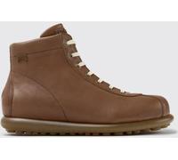 CAMPER Pelotas Lace-Up Leather Ankle Boots with Side Zip - Size: 46 - male