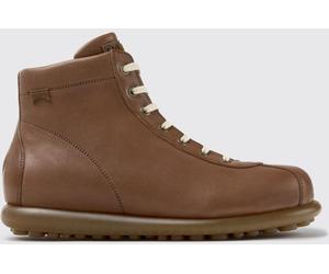 CAMPER Pelotas Lace-Up Leather Ankle Boots with Side Zip - Size: 46 - male