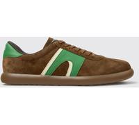 CAMPER Pelotas Soller Low-Top Sneakers in Suede with Contrasting Logo - Size: 41 - male