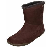 Camper Peu Cami K400598 Brown Grey Womens Leather Mid Calf Fur Boots