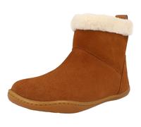Camper Peu Cami Tan Kids Boots Brown Nubuck 100% Rubber Outsole Durable