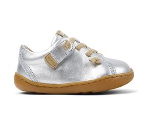 CAMPER Peu - Smart casual shoes for Boys - Grey, size 4.5, Smooth leather 80212-114