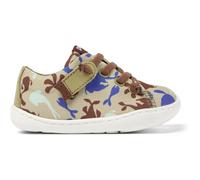 CAMPER Peu - Smart casual shoes for First walkers - Beige,Blue,Red, size 4.5, Cotton fabric/Smooth leather K800369-019
