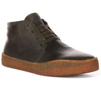 Camper Peu Terreno Crepe Sole Lace Up Leather Mens Boot Dark Green UK 6 - 12