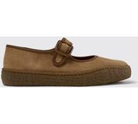CAMPER Peu Terreno Suede Leather Mary Jane Flats with Strap - Size: 41 - female