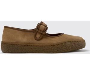 CAMPER Peu Terreno Suede Leather Mary Jane Flats with Strap - Size: 41 - female