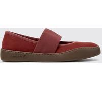 CAMPER Peu Touring Nubuck Mary Jane Ballet Flats with Elasticated Inserts - Size: 40 - female