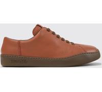 CAMPER Peu Touring Slip-On Sneakers in Calfskin Leather with Elastic Laces - Size: 42 - male