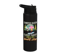 Camper Queen Classy Sassy Smart Assy Stainless Steel Insulated Water Bottle