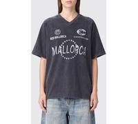 CAMPER RCD Mallorca V-Neck T-Shirt in Organic Cotton with Graphic Print - Size: L - female
