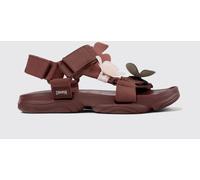 CAMPER Recycled Polyester Twins Sandals with Applied Flowers - Size: 36 - female