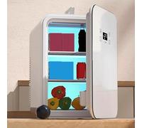 Camper Refrigerator Plug in Cooler Portable Freezer for Car with Handle -20°C to 60°C Storage Slot and Removable Shelves 10L/16L/18L 12V/24V/220V(29x24.5x34.5CM)