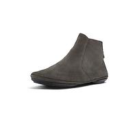 Camper Right Ankle Boots for Women - Ultra-Comfortable Lace-Up Leather Boots with EVA Comfort Footbeds, Breathable Lining & Flexible Rubber Outsole, Dark Gray 017, 2 UK