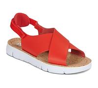 Camper Women's Oruga K200157 Flat Sandal, Red, 4 UK