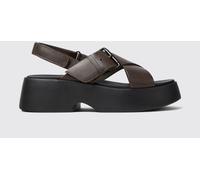 CAMPER Tasha Leather Sandals - Size: 39 - female