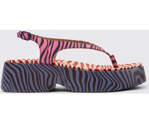 CAMPER Tasha Zebra Print Leather Sandal - Size: 36 - female