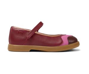 CAMPER Twins - Ballerinas for Girls - Burgundy,Pink, size 10, Smooth leather K800508-002