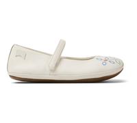 CAMPER Twins - Ballerinas for Girls - White, size 12.5, Smooth leather K800486-007