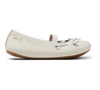 CAMPER Twins - Ballerinas for Girls - White, size 8.5, Smooth leather K800626-001