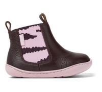 CAMPER Twins - Boots for First walkers - Burgundy, size 4.5, Smooth leather K900348-009