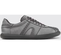 CAMPER Twins Calfskin Leather Trainers with Brogue Detailing and Tonal Logo - Size: 39 - male