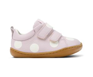 CAMPER Twins - Hook and loop for First walkers - Pink,White, size 6, Smooth leather K800405-064