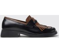 CAMPER Twins Leather Penny Loafers with Two-Tone Design and Fringes - Size: 41 - female